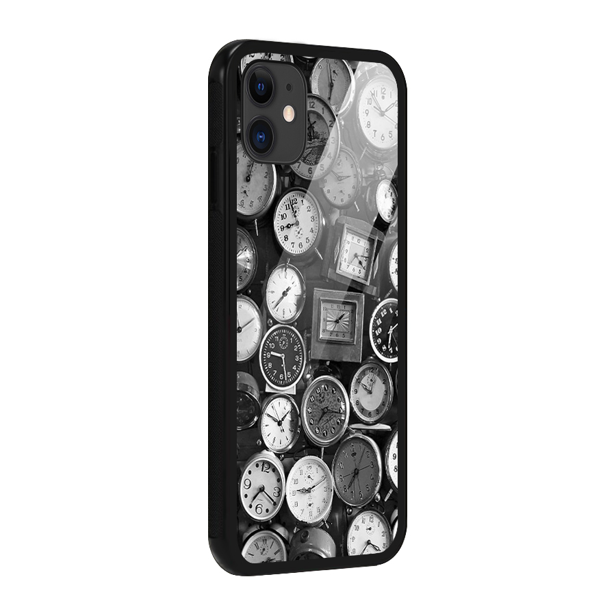 Monochrome Collection Glass Back Case for iPhone 11