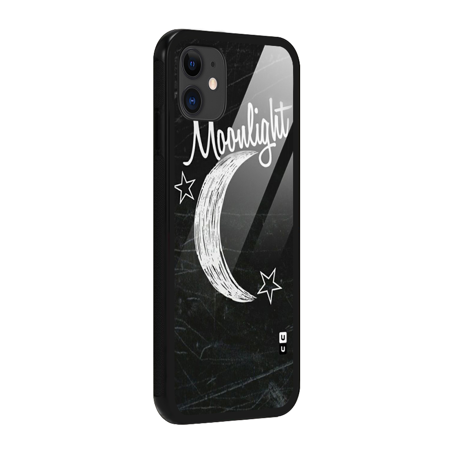 Moon Light Glass Back Case for iPhone 11