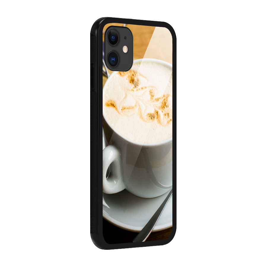 Morning Coffee Glass Back Case for iPhone 11