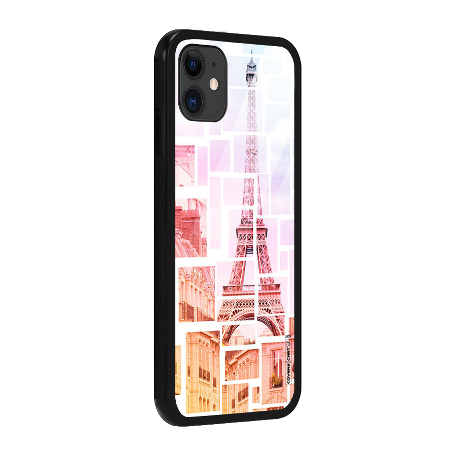 Mosiac City Glass Back Case for iPhone 11