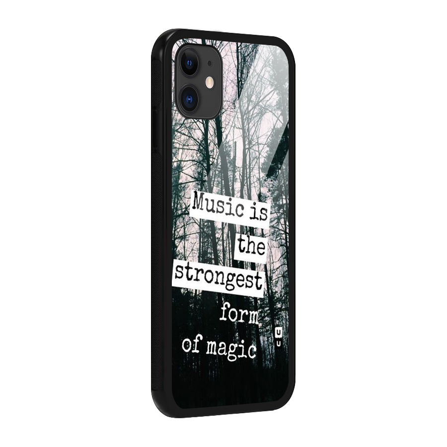 Music Magic Glass Back Case for iPhone 11