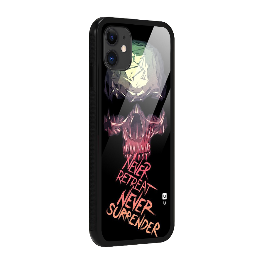 Never Retreat Glass Back Case for iPhone 11