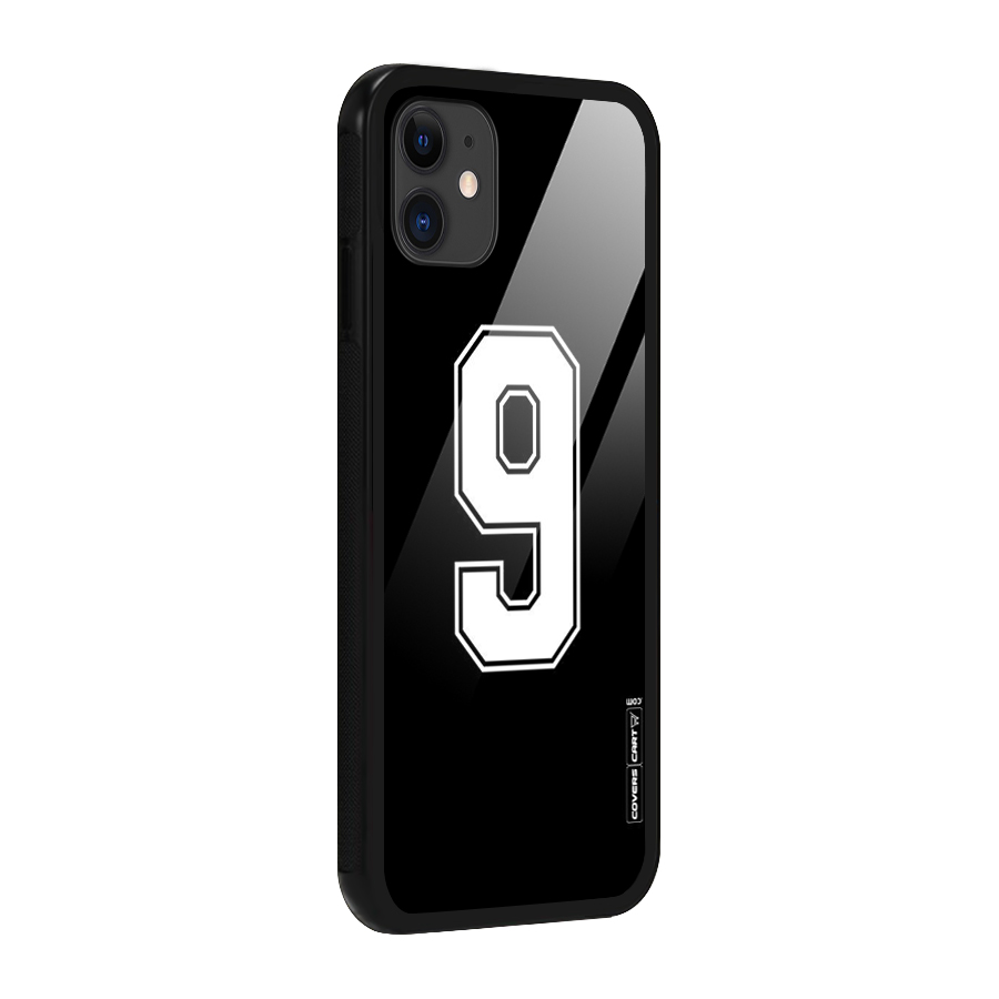 Number 9 Glass Back Case for iPhone 11