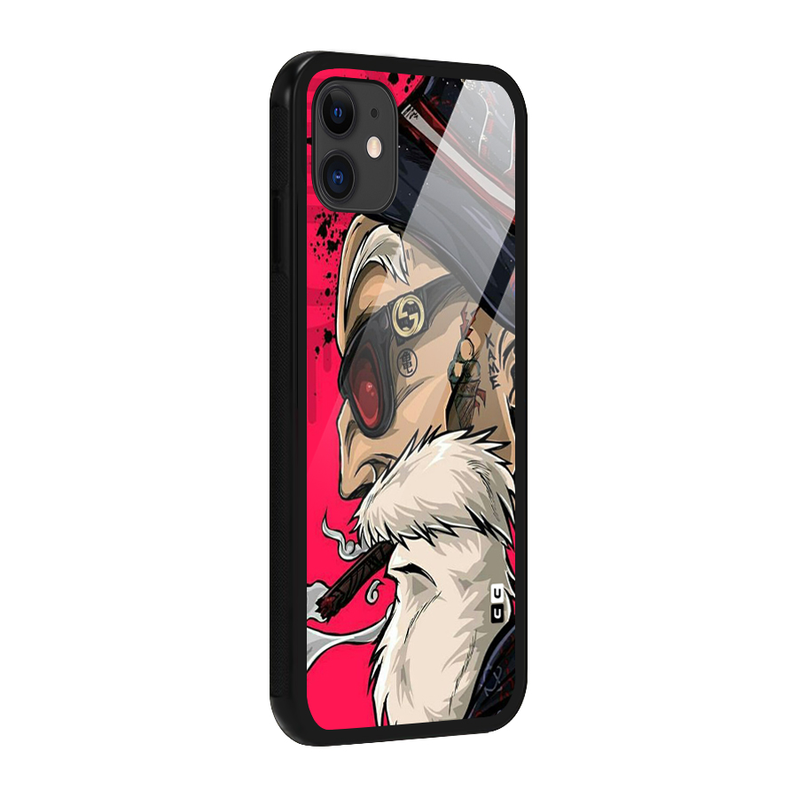 Old Man Swag Glass Back Case for iPhone 11
