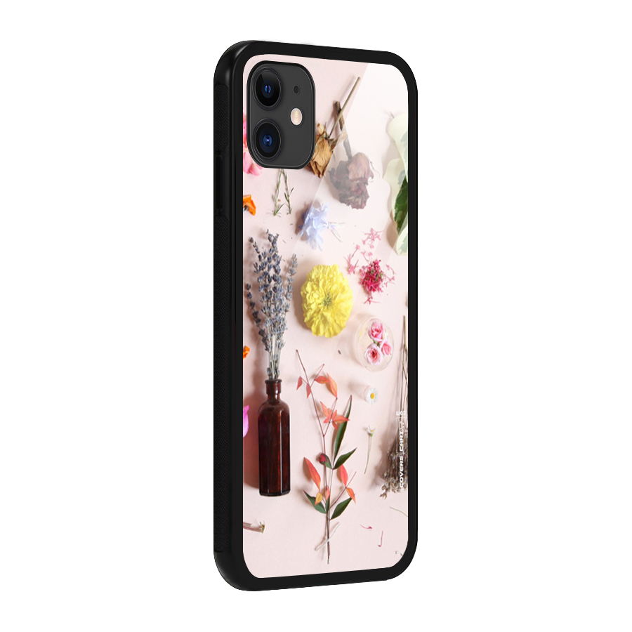 Old Petals Glass Back Case for iPhone 11