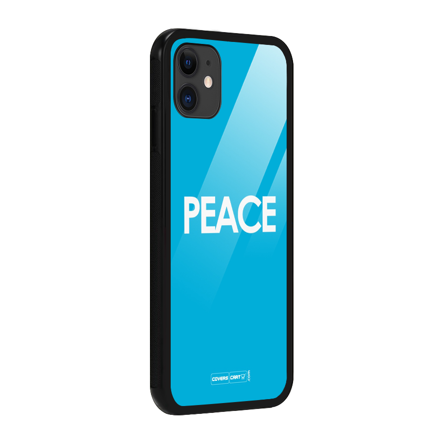 Peace Glass Back Case for iPhone 11