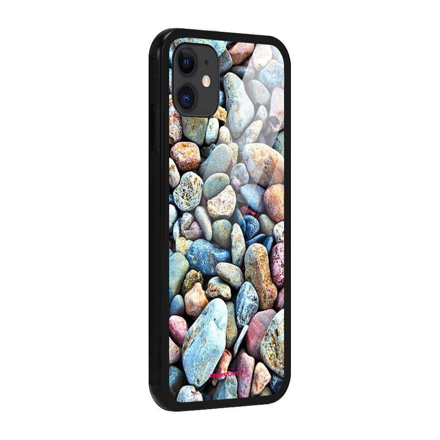 Pebbles Glass Back Case for iPhone 11