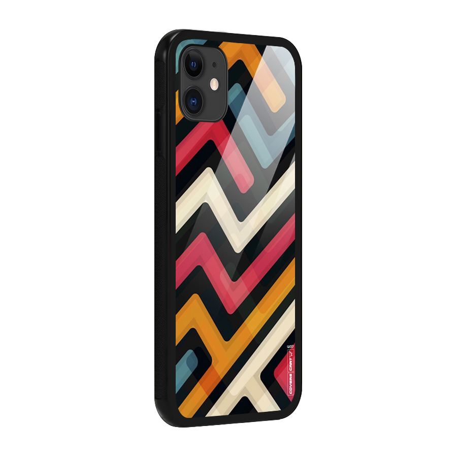 Pipelines Glass Back Case for iPhone 11