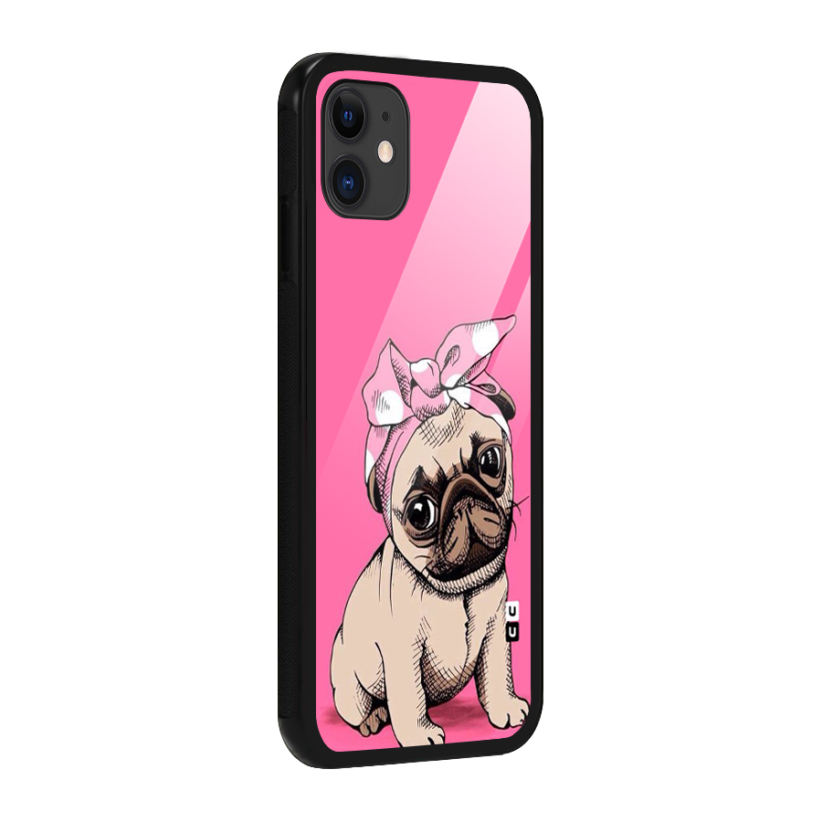 Ribbon Doggo Glass Back Case for iPhone 11