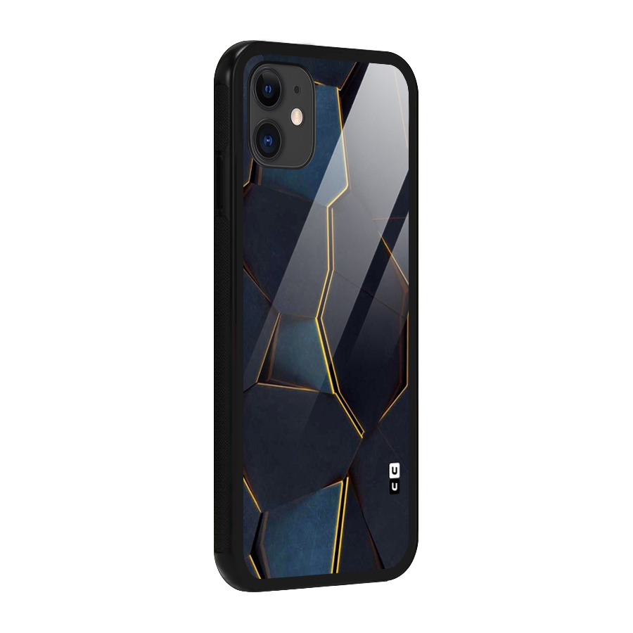 Royal Abstract Glass Back Case for iPhone 11
