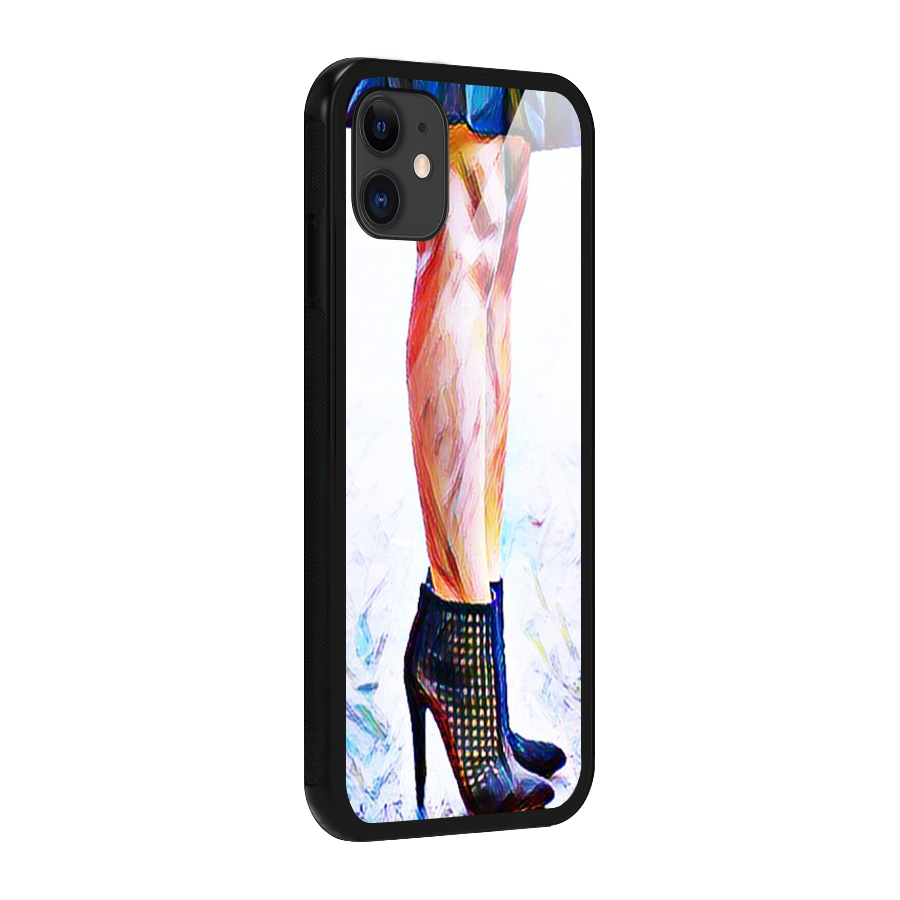 Sassy Heels Glass Back Case for iPhone 11