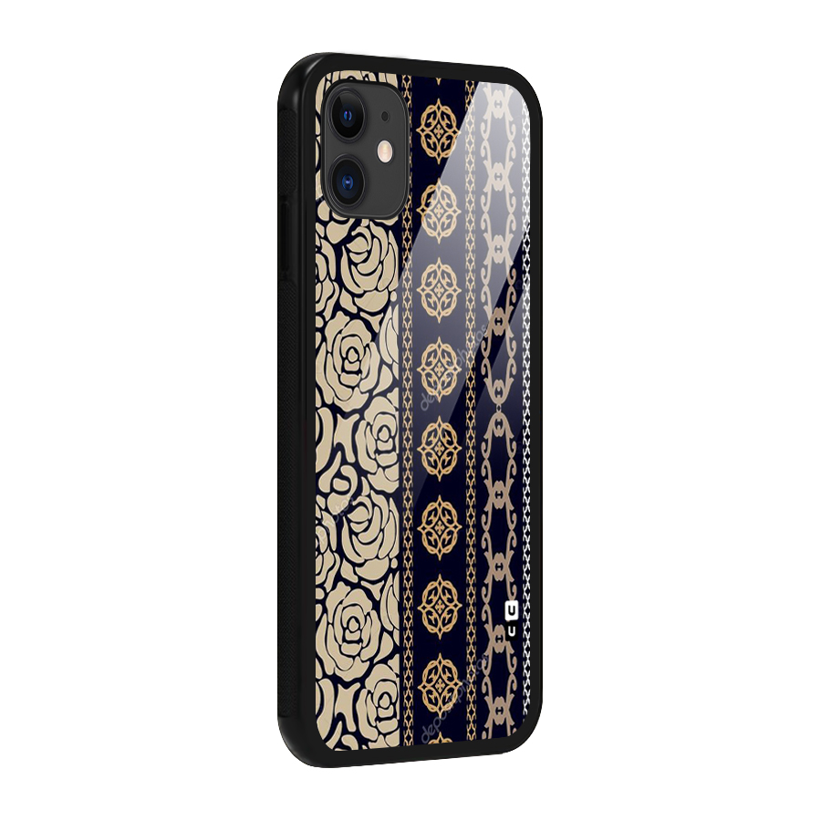 Seamless Pattern Glass Back Case for iPhone 11