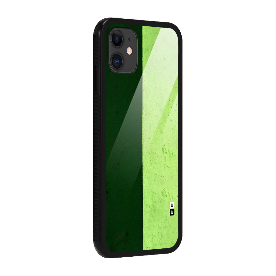 Shades Half Glass Back Case for iPhone 11