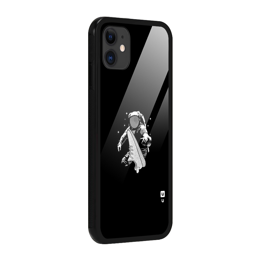 Space Shoe Glass Back Case for iPhone 11