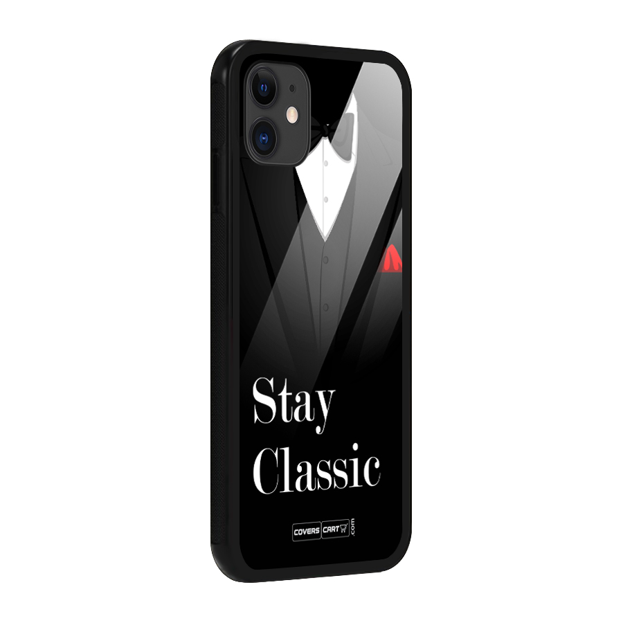Stay Classic Glass Back Case for iPhone 11