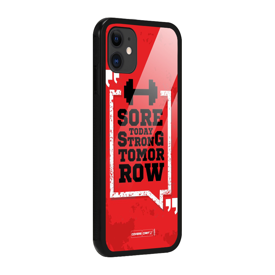 Stay Strong Glass Back Case for iPhone 11