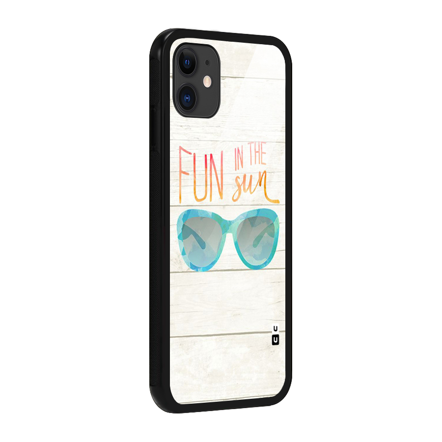 Sun Fun Glass Back Case for iPhone 11