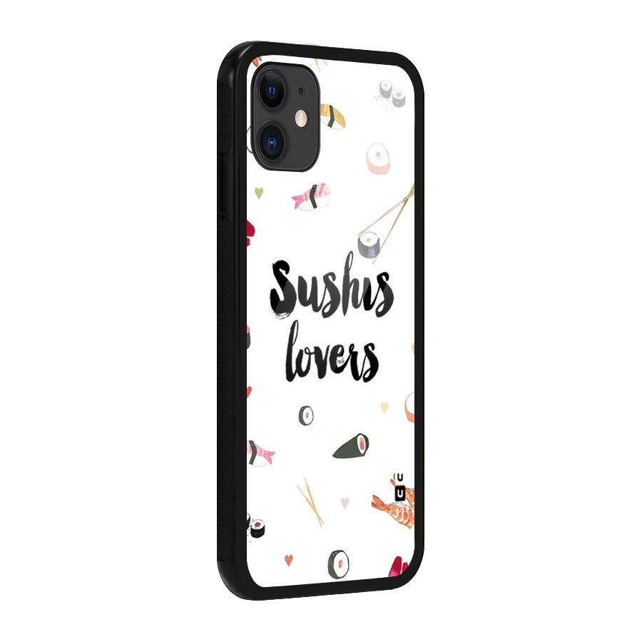 Sushi Lovers Glass Back Case for iPhone 11