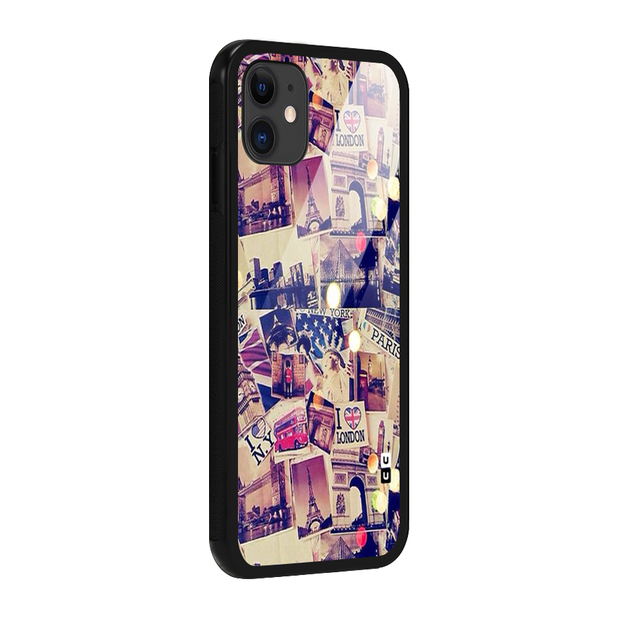 Travel Pictures Glass Back Case for iPhone 11