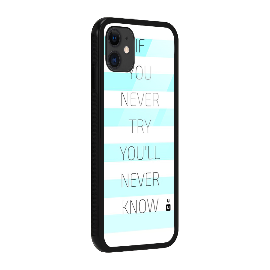 Try Know Glass Back Case for iPhone 11
