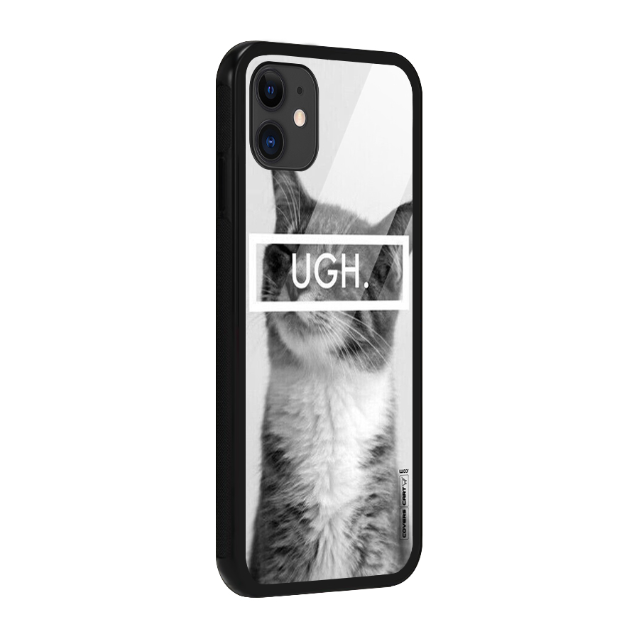 Ugh Kitty Glass Back Case for iPhone 11