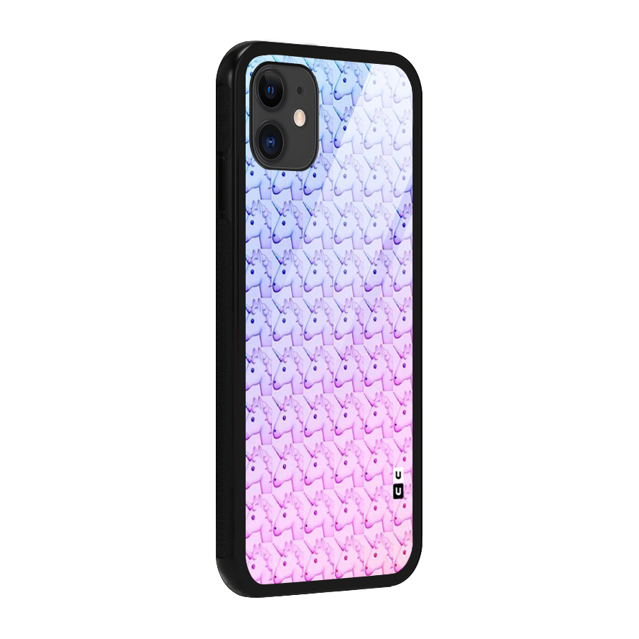 Unicorn Shade Glass Back Case for iPhone 11