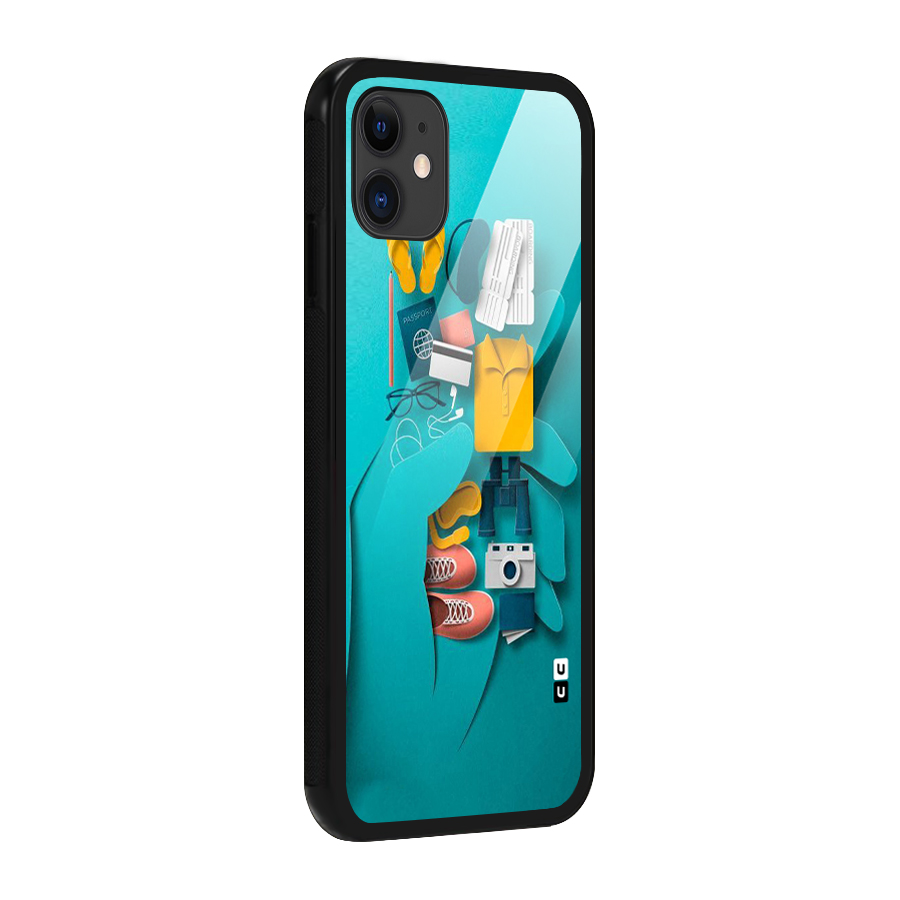 Vacay Vibes Glass Back Case for iPhone 11