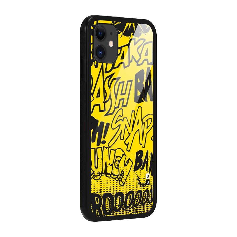 Vroom Snap Glass Back Case for iPhone 11
