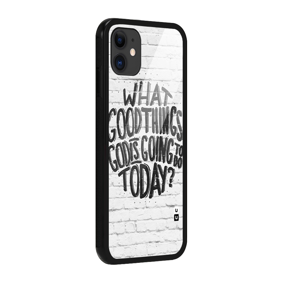 Wall Good Glass Back Case for iPhone 11