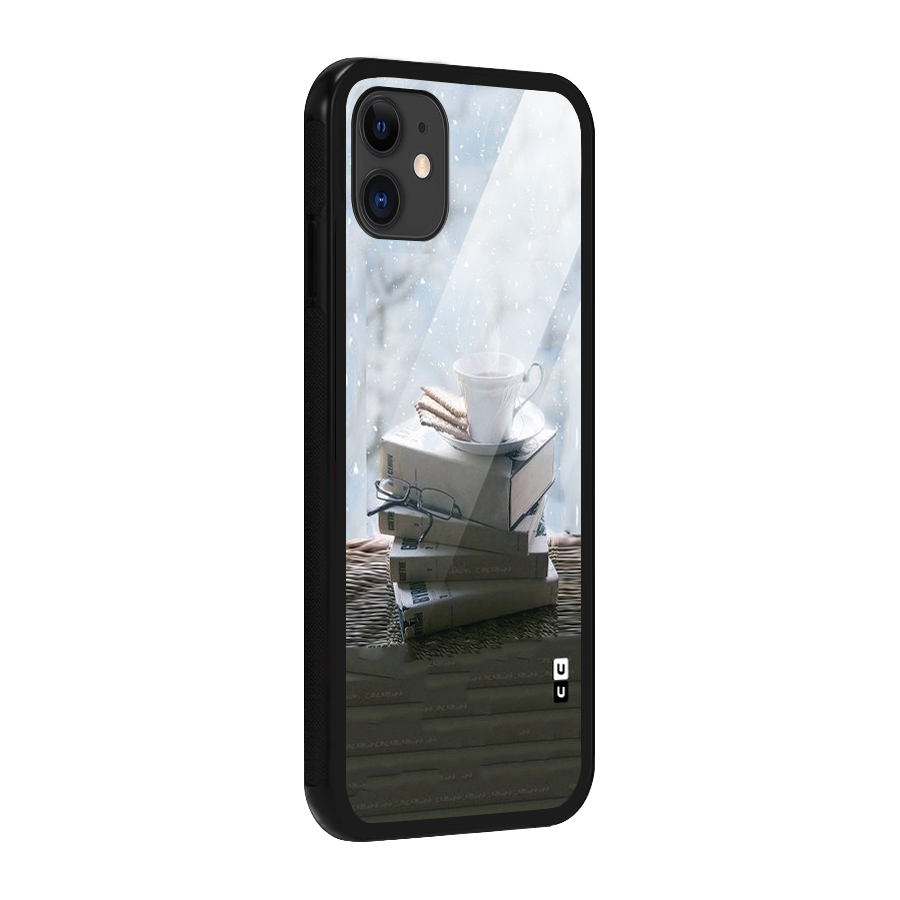 Winter Reads Glass Back Case for iPhone 11