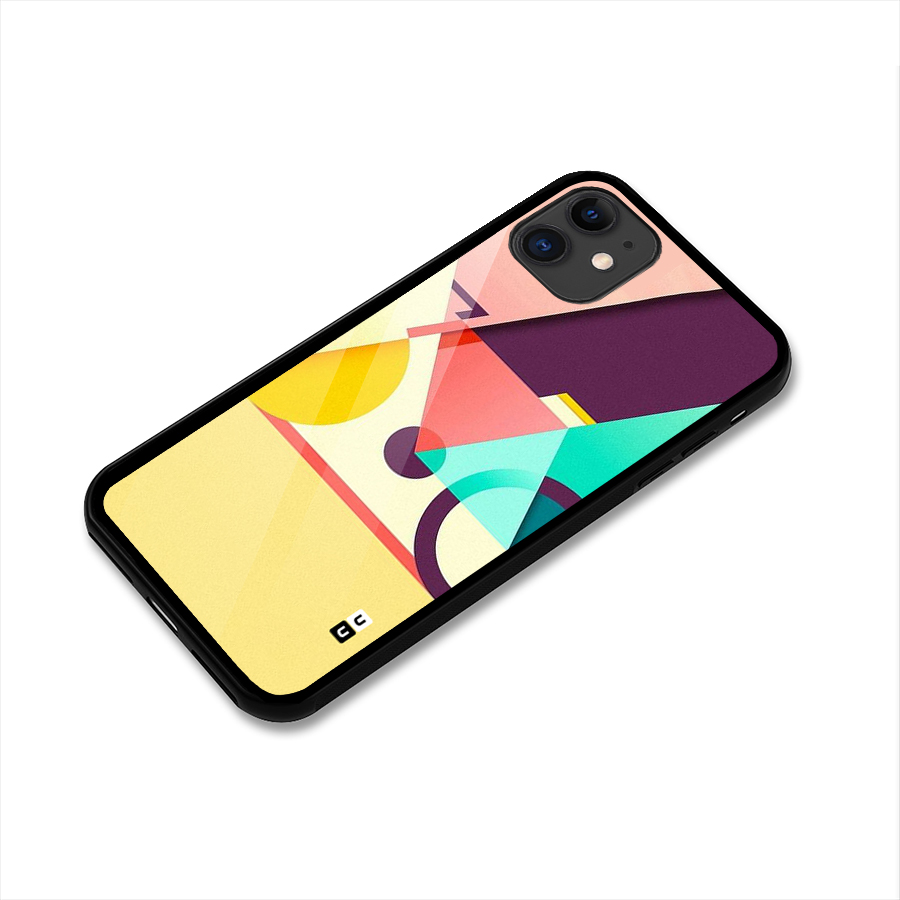 Abstract Cycle Glass Back Case for iPhone 11