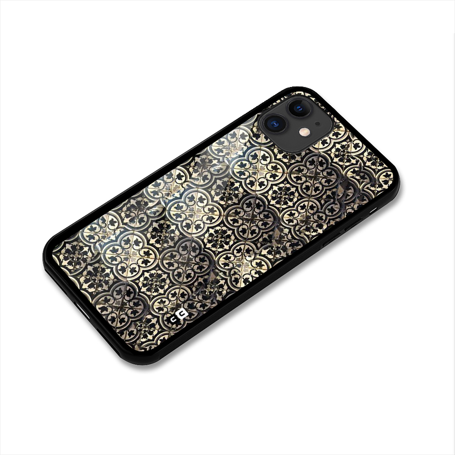 Abstract Tile Glass Back Case for iPhone 11