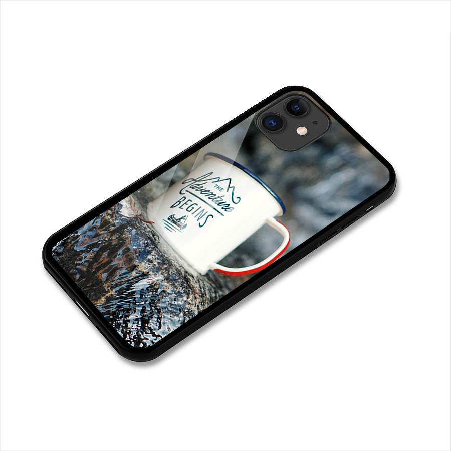 Adventure Begins Glass Back Case for iPhone 11