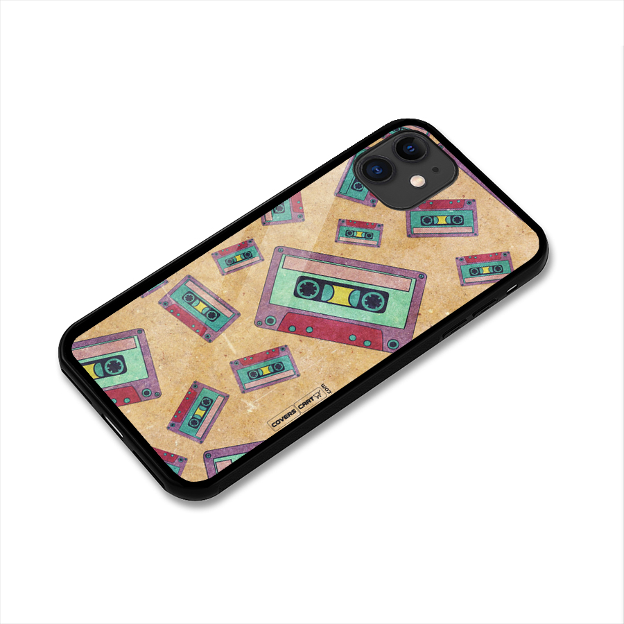 Ancient Cassettes Glass Back Case for iPhone 11