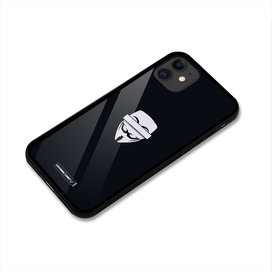 Anonymous Mask Glass Back Case for iPhone 11