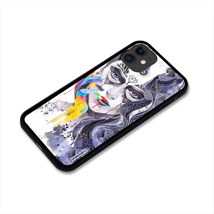 Astonishing Artwork Glass Back Case for iPhone 11