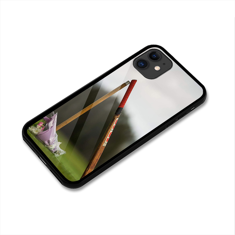 Bat Wicket Glass Back Case for iPhone 11