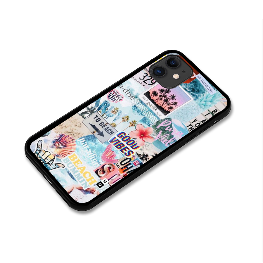 Beaching Life Glass Back Case for iPhone 11