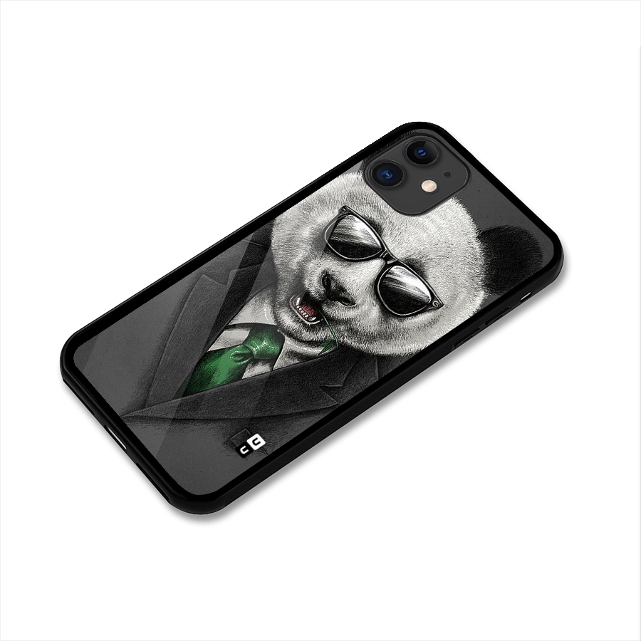 Bear Face Glass Back Case for iPhone 11