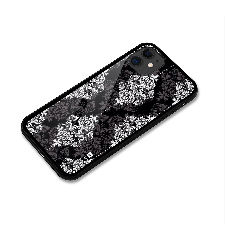 Beautiful Grey Pattern Glass Back Case for iPhone 11