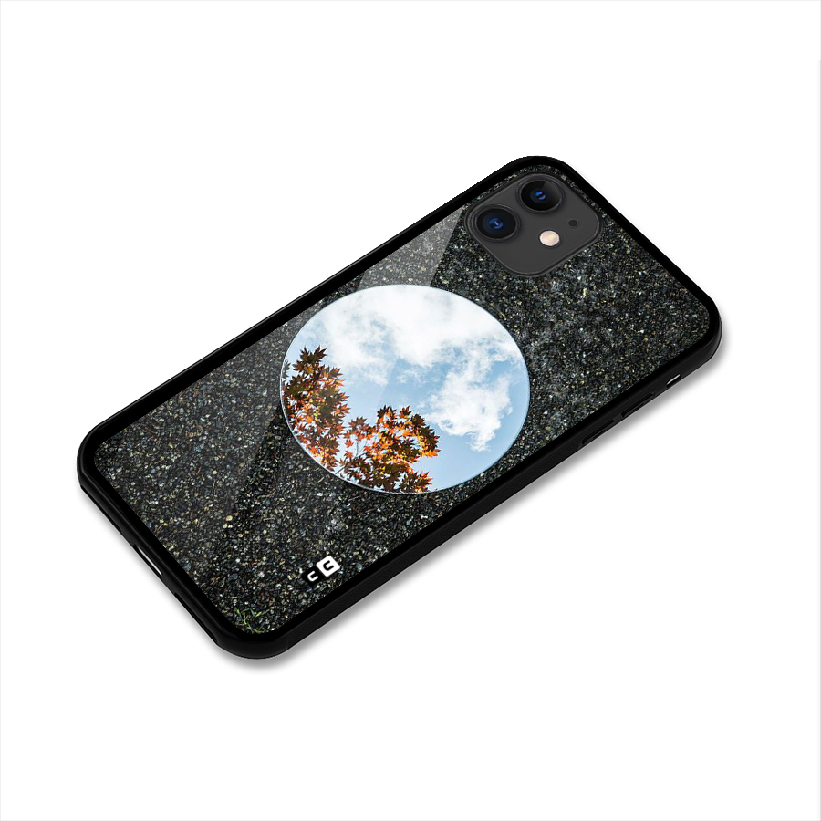 Beautiful Sky Leaves Glass Back Case for iPhone 11