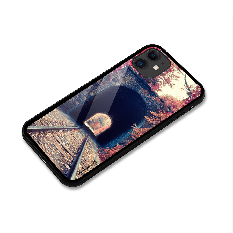 Beautiful Track Glass Back Case for iPhone 11