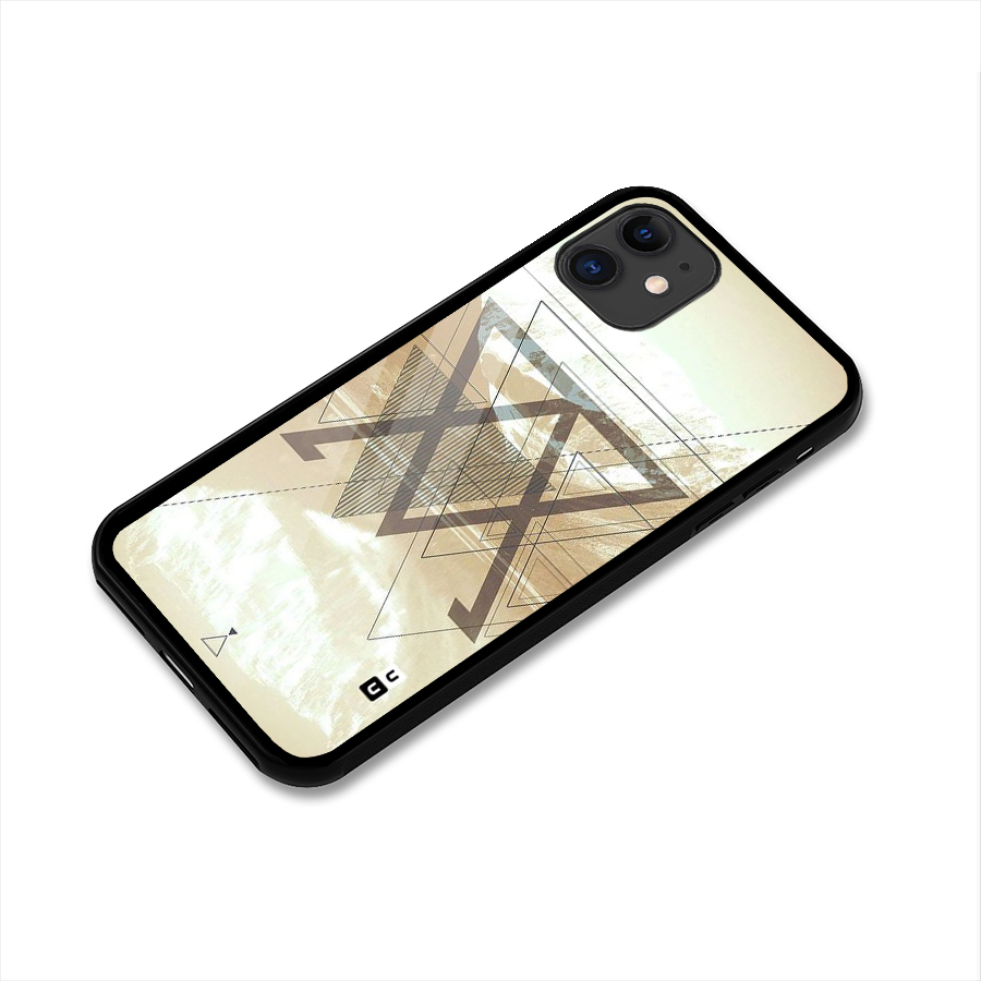 Beige View Glass Back Case for iPhone 11