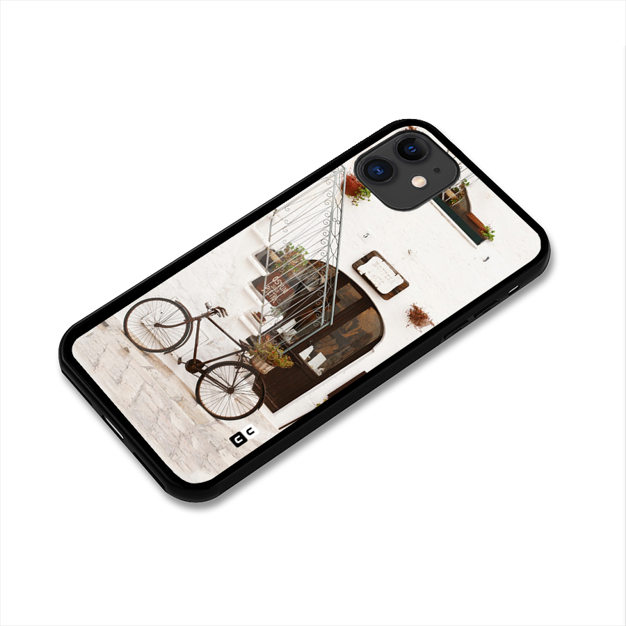 Bicycle Wall Glass Back Case for iPhone 11