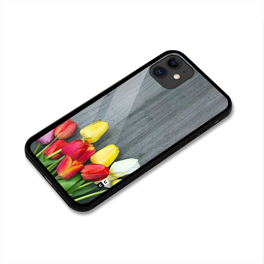 Bloom Grey Glass Back Case for iPhone 11