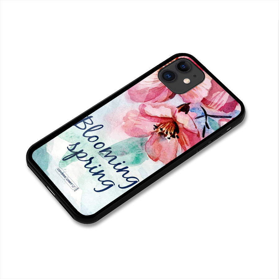 Blooming Spring Glass Back Case for iPhone 11