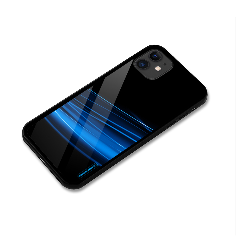 Blue Flow Glass Back Case for iPhone 11