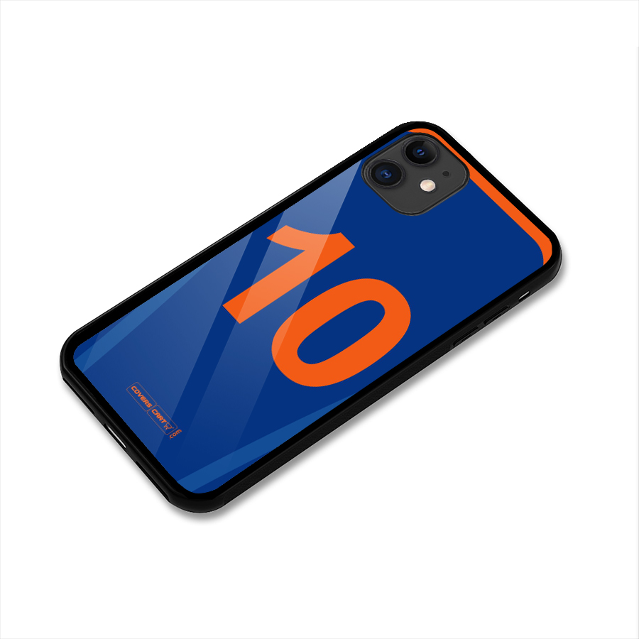 Blue Jersey Glass Back Case for iPhone 11