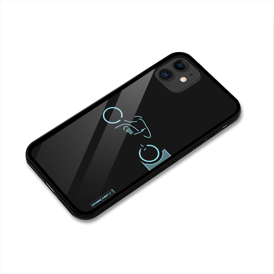 Blue Ride Glass Back Case for iPhone 11