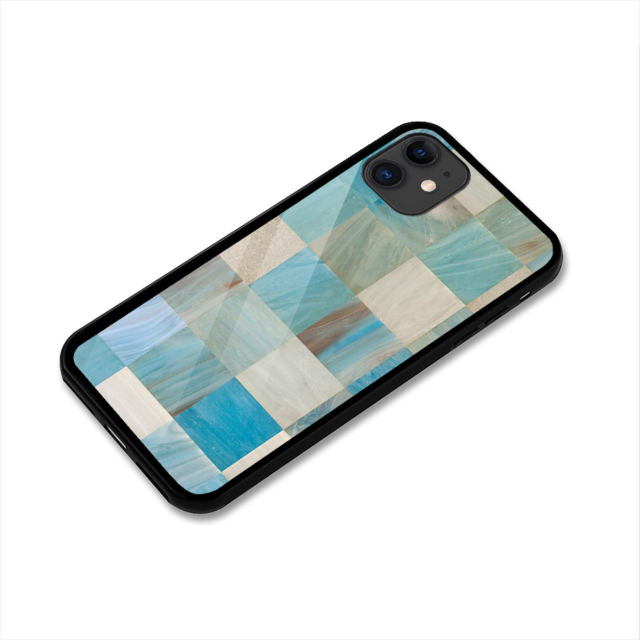 Blue Tiles Glass Back Case for iPhone 11
